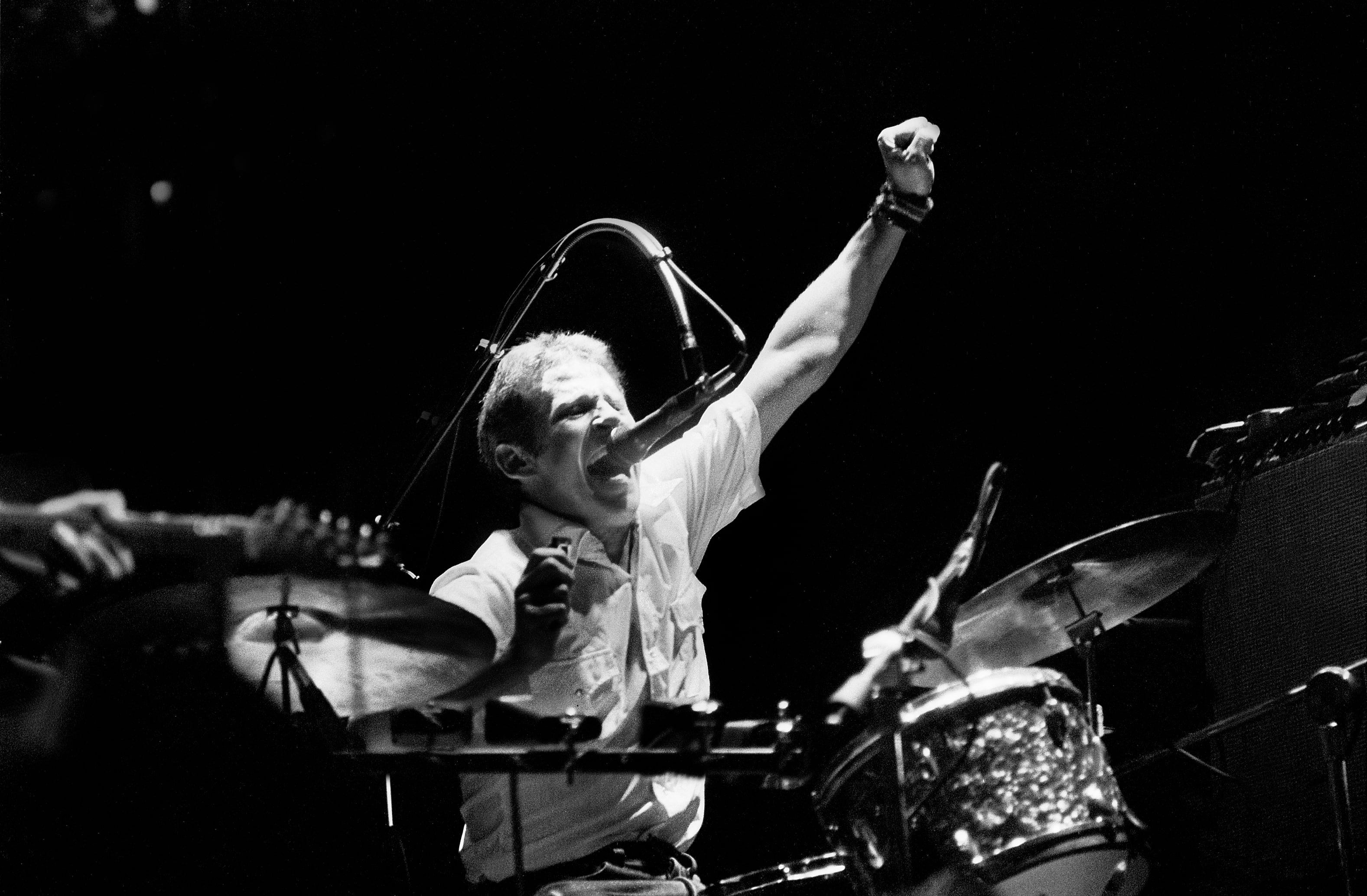 Levon Helm at Memphis in May at the Fairgrounds in Memphis, Tennessee, May 31, 1981. (Photo by Paul Natkin/Getty Images)