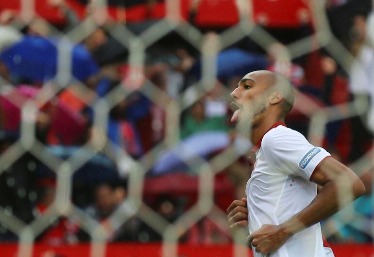 N&#039;Zonzi celebra su gol ante el Atlético