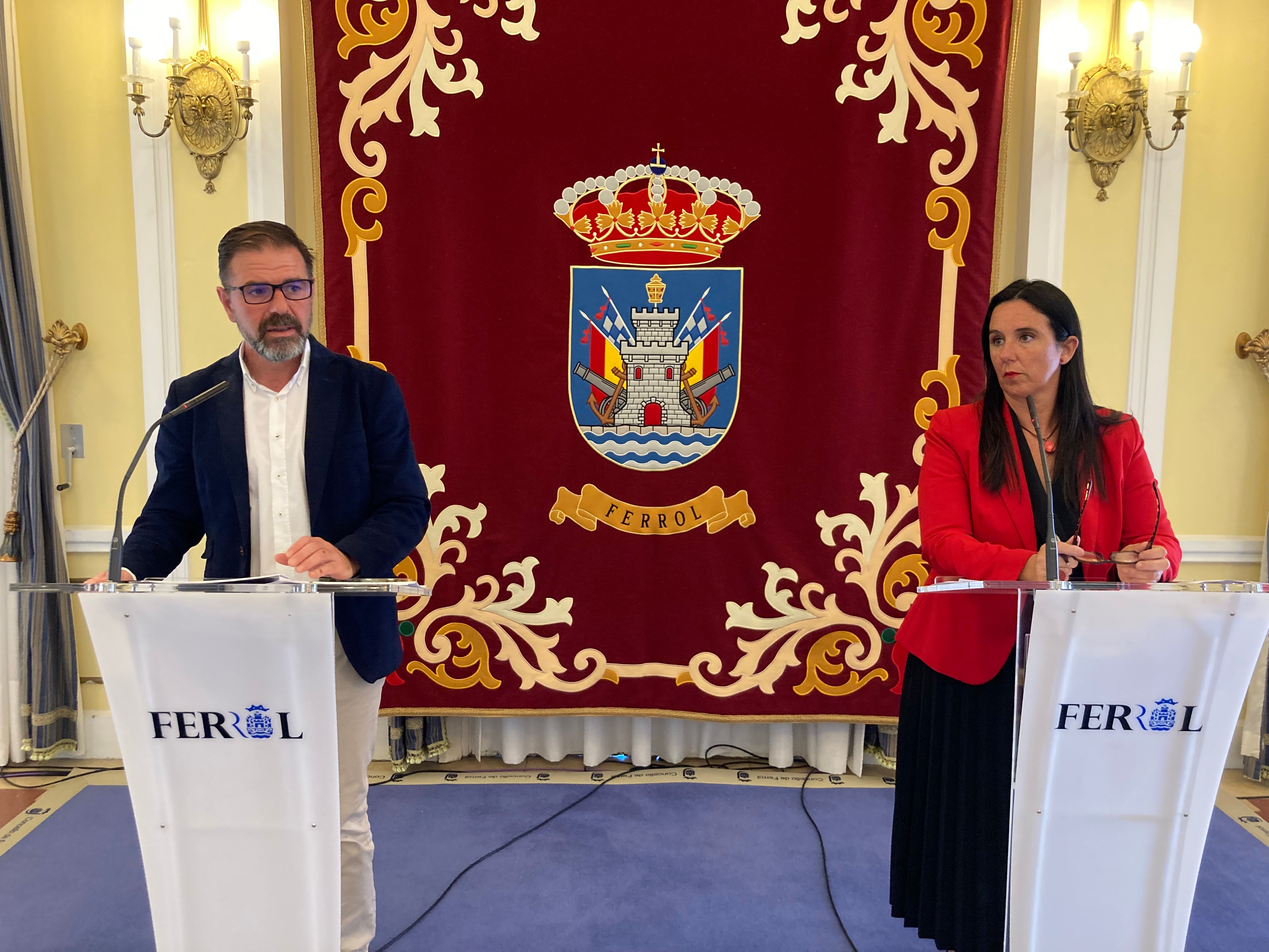 Ángel Mato y Eva Martínez Montero, en su comparecencia de este miércoles