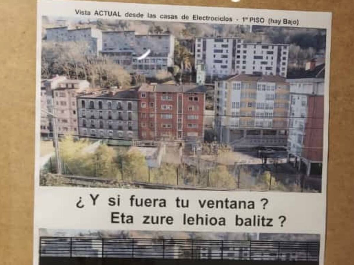 Eibar acogerá el sábado una marcha vecinal contra el paseo sobre la línea férrea