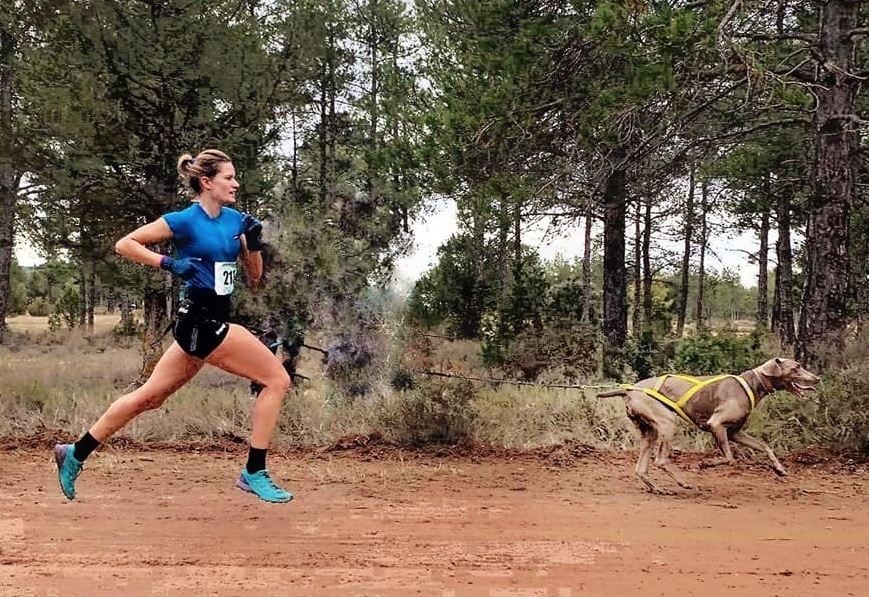 El canicross es una modalidad con una cifra de practicantes al alza