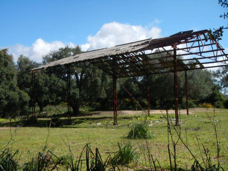 Almacén derruido en el Parque Natural de los Alcornocales