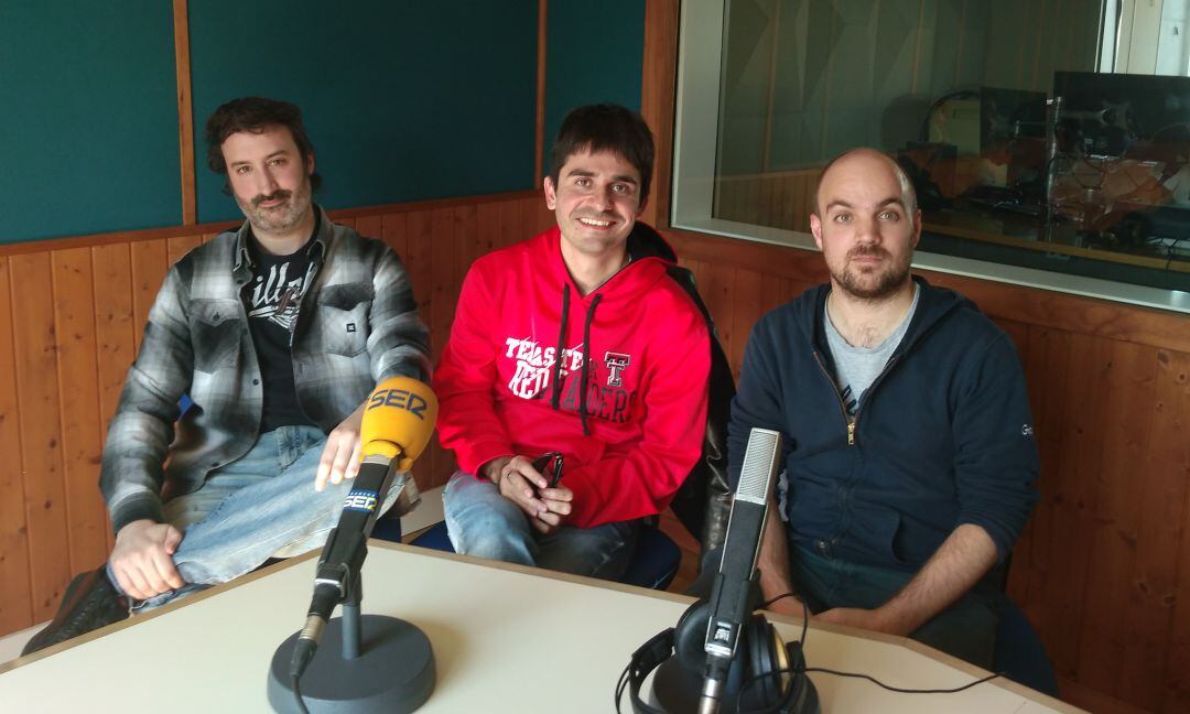 Sergio del Valle, Álvaro Herrero y Francisco Calatayud.