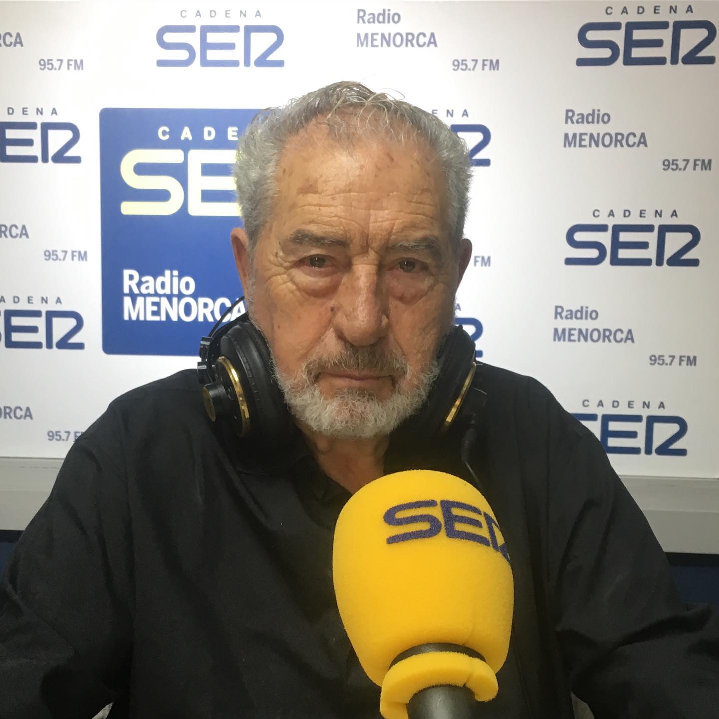 Juan Cubas va posar la veu a molts podcasts de Ràdio Menorca.