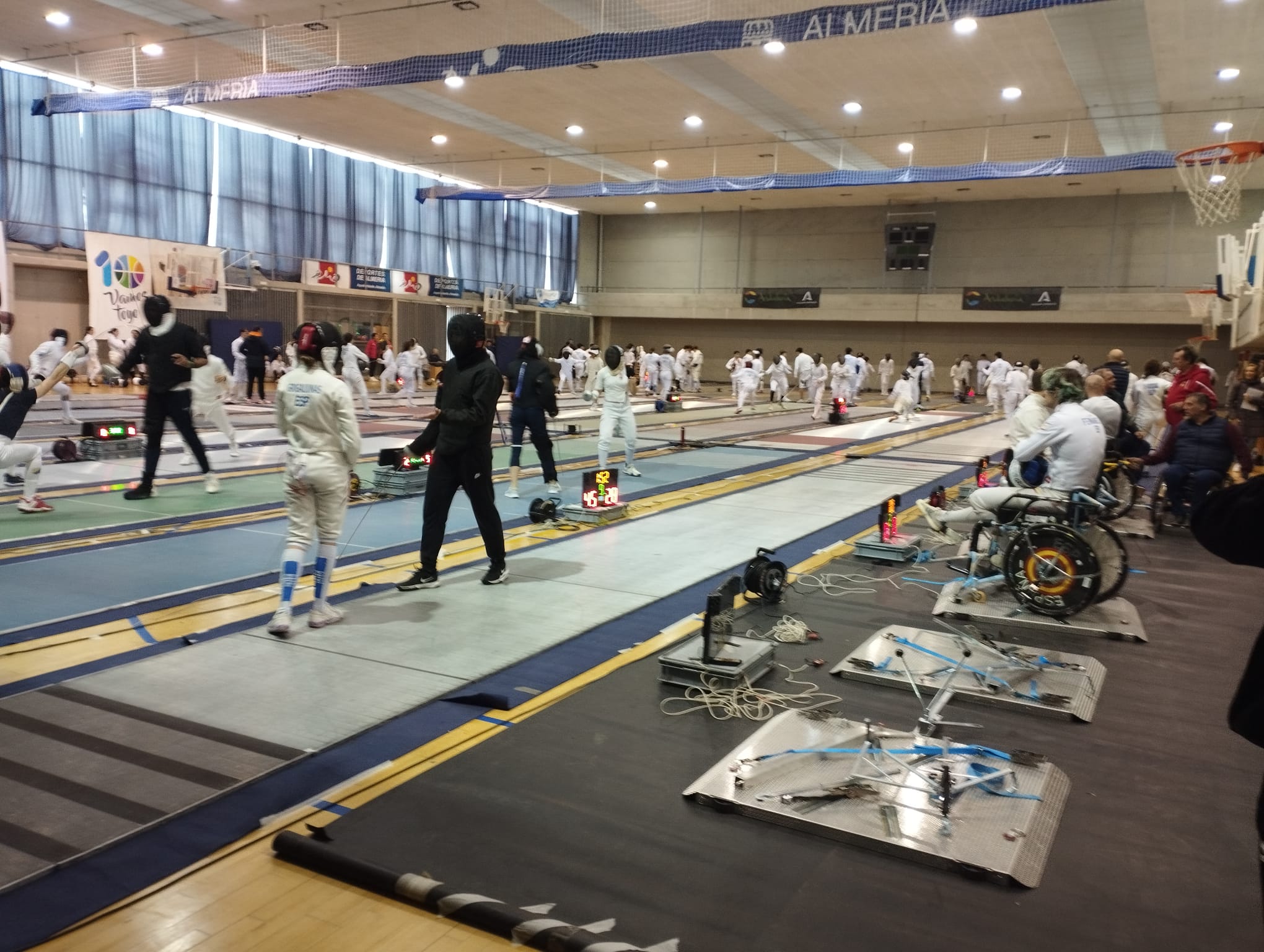 Almería acoge la Concentración de Rendimiento de España de la Real Federación Española de Esgrima (RFEE).