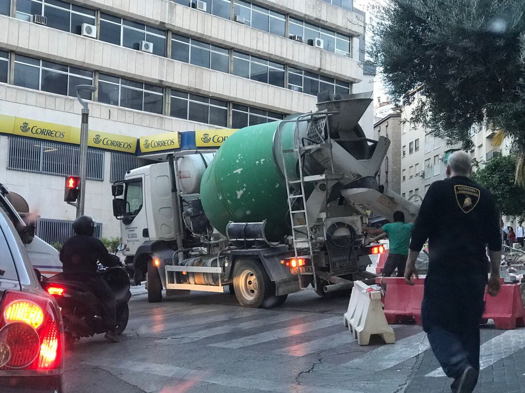 Obras en calle Doctor Eduardo Arroyo.