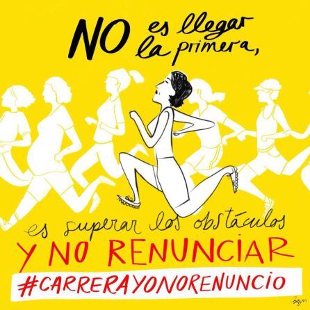 Cartel de la I Carrera Yo no renuncio