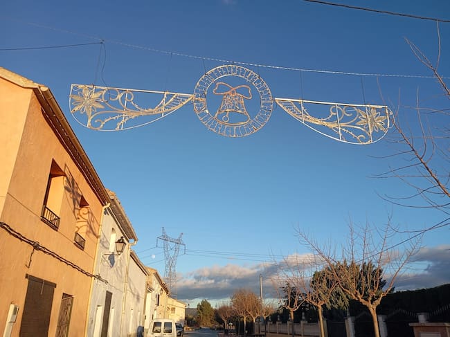 Decoración e iluminación navideña en El Salse