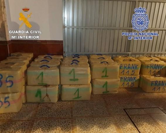 Incautación de un alijo de droga