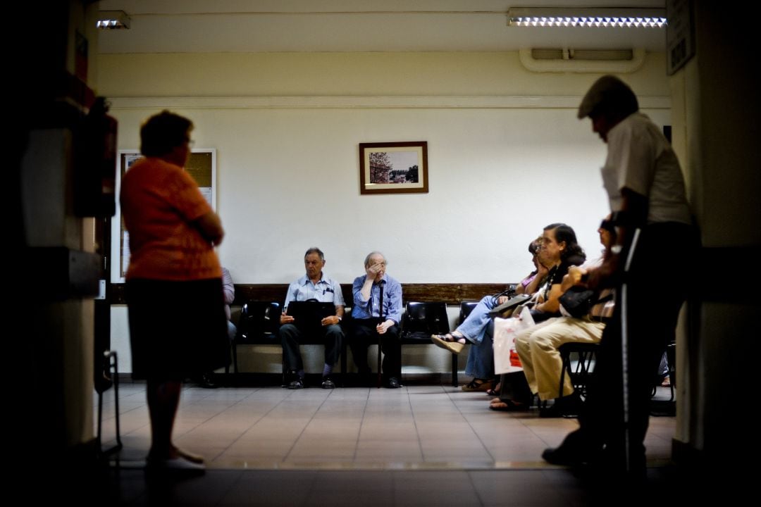 Sala de espera del hospital Sao Jose de Lisboa