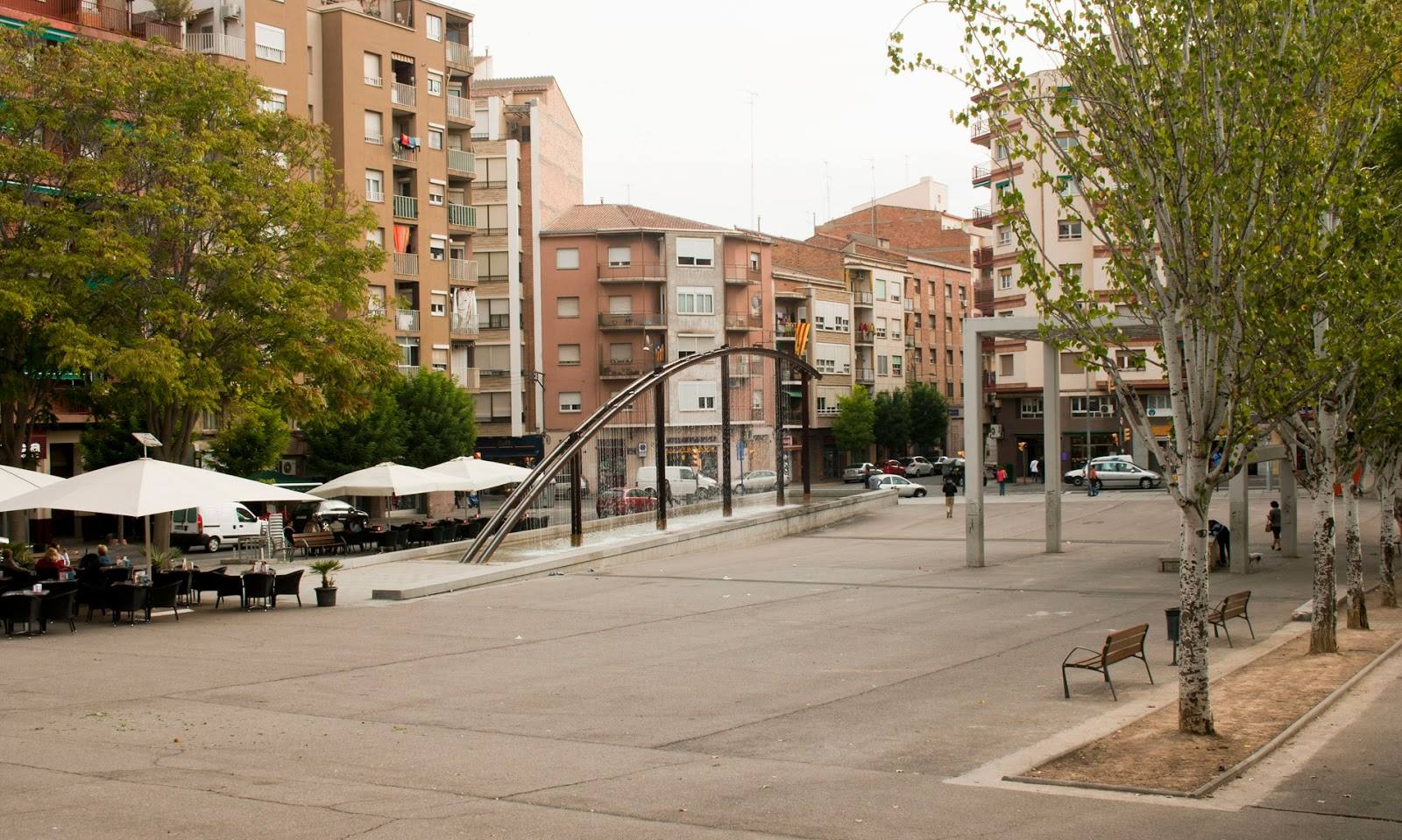 Foto d&#039;arxiu de la plaça del Clot de les Granotes.