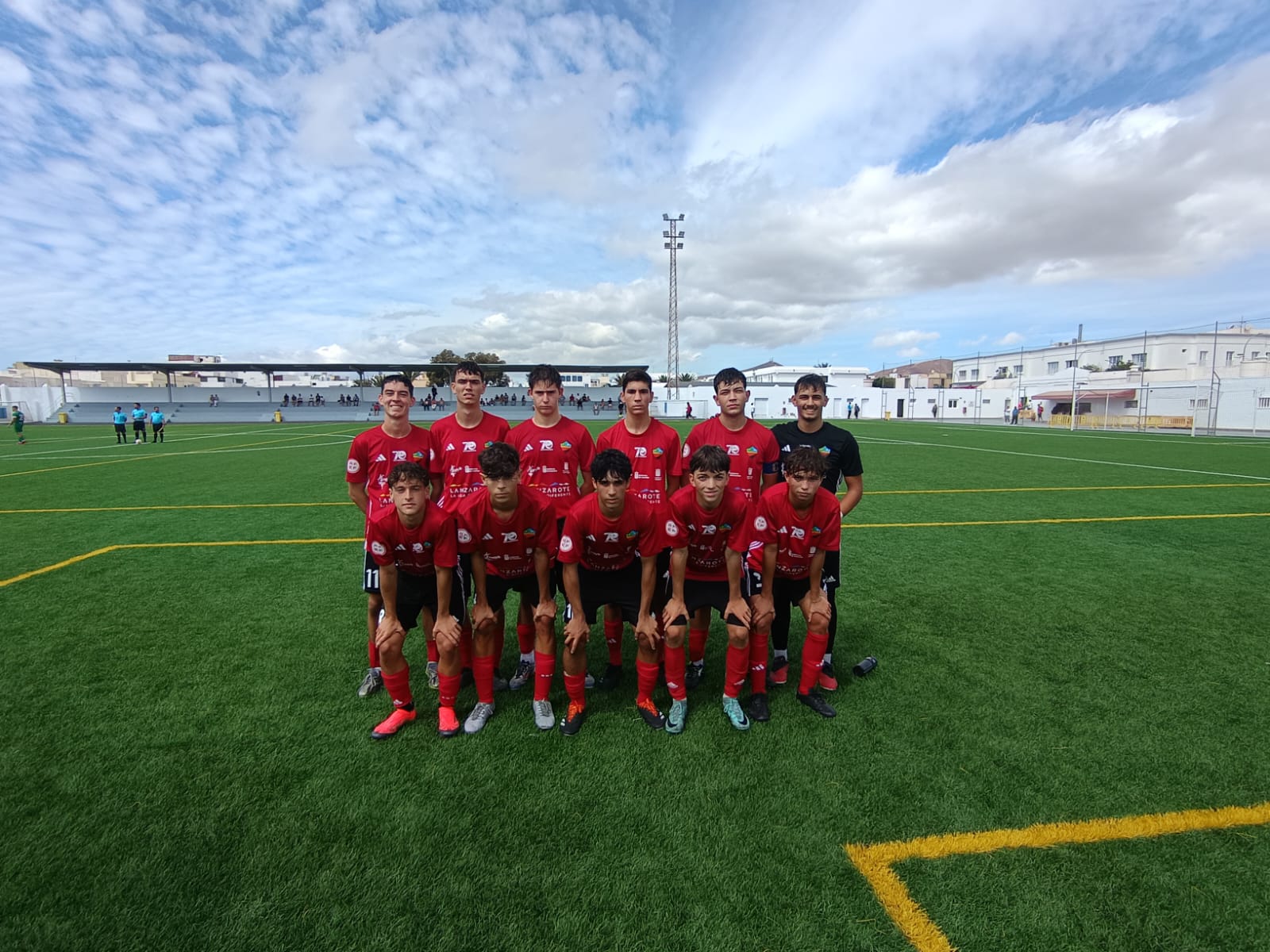 Formación inicial del CD Orientación Marítima Juvenil División de Honor.