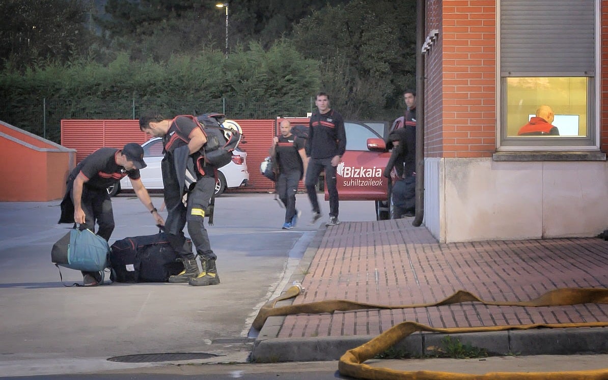 Bizkaia envía un tercer equipo de Bomberos para relevar a los efectivos desplegados en Valencia