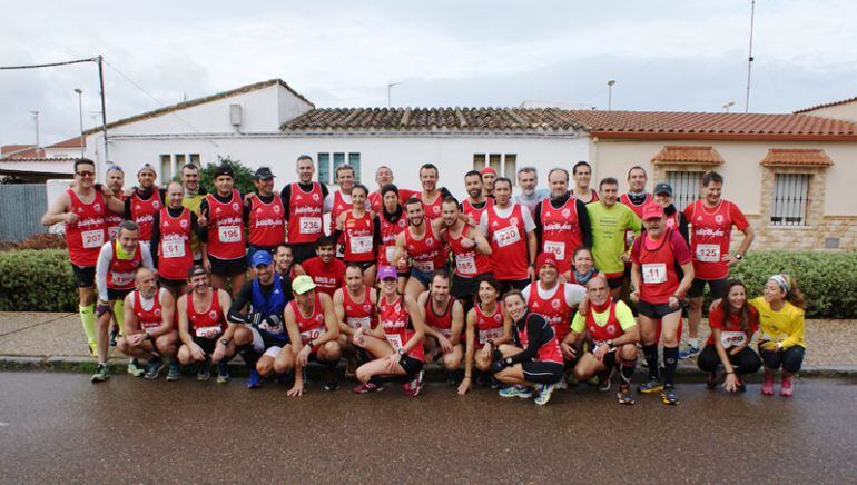 Miembros de la Asociación Atlética Ciudad de Badajoz