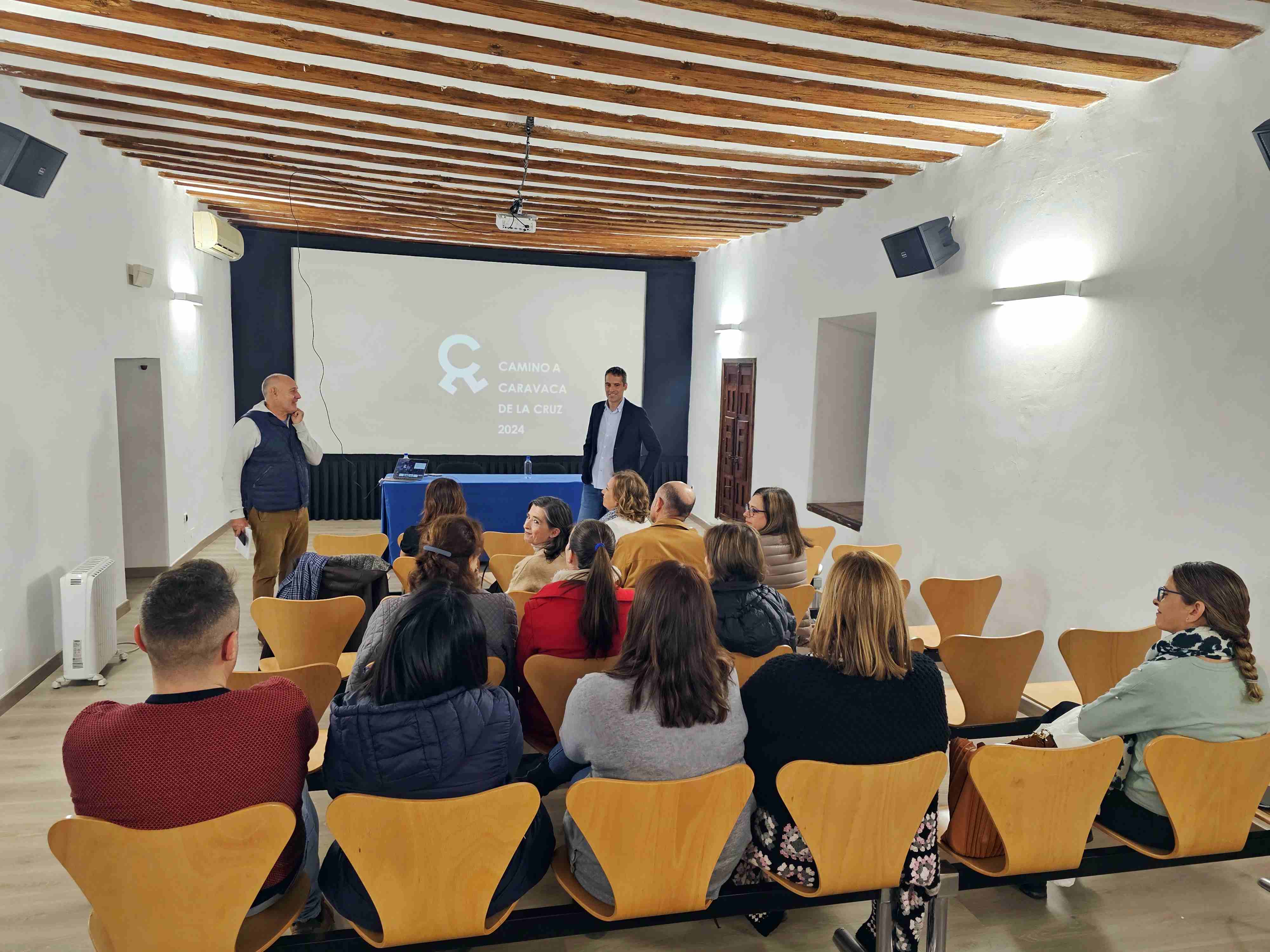 Durante la impartición del curso formativo del Año Jubilar Caravaca 2024