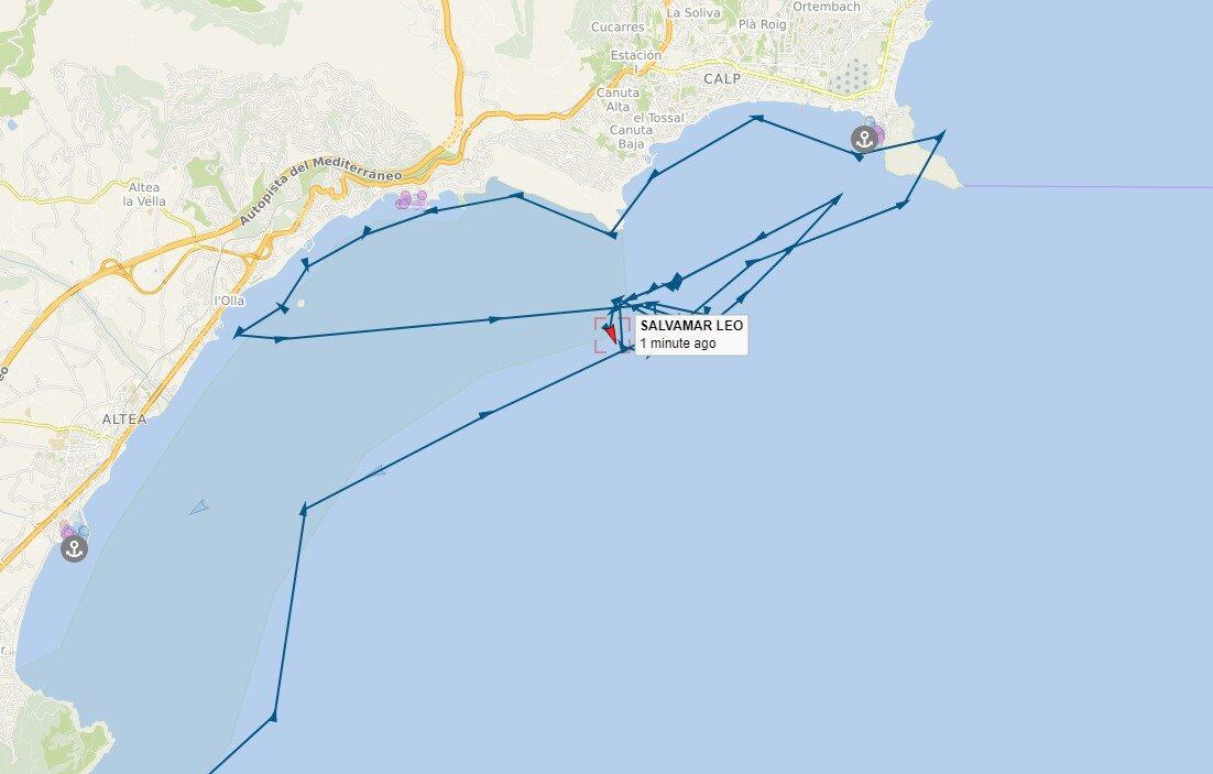 Zona en la que se centraron ayer las labores de rescate.