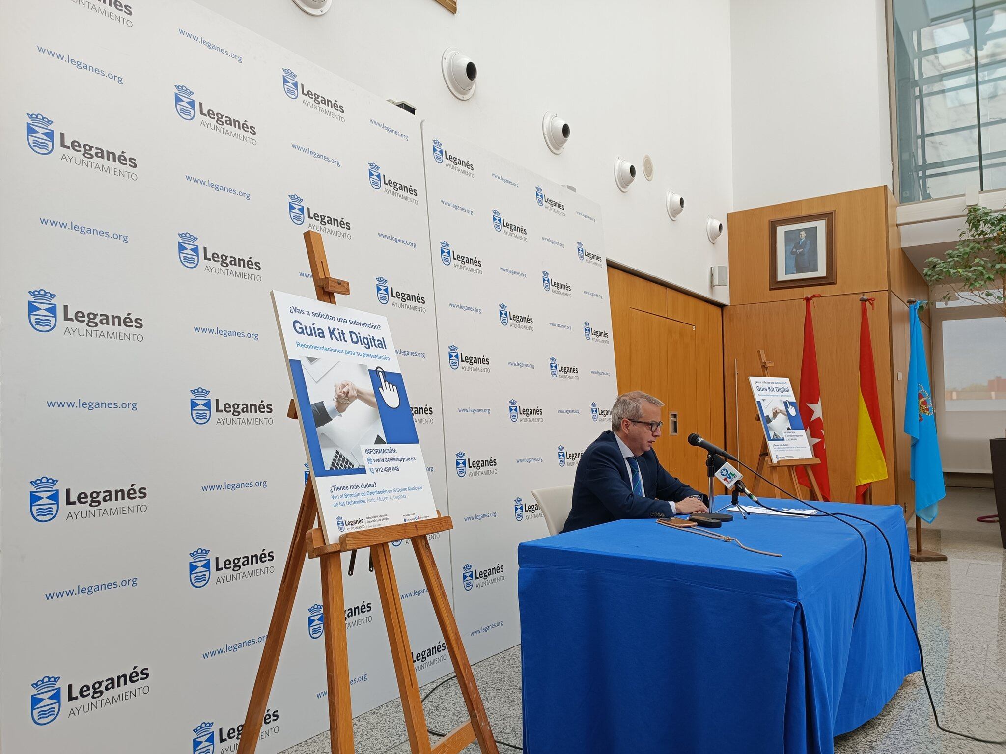 El vicealcalde de Leganés en la presentación