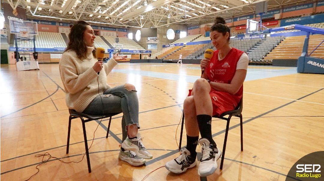 Bea Sánchez na entrevista para SER Deportivo