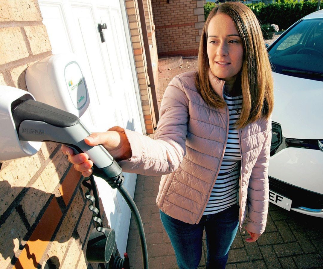 Cargador de coche eléctrico. 
 
 