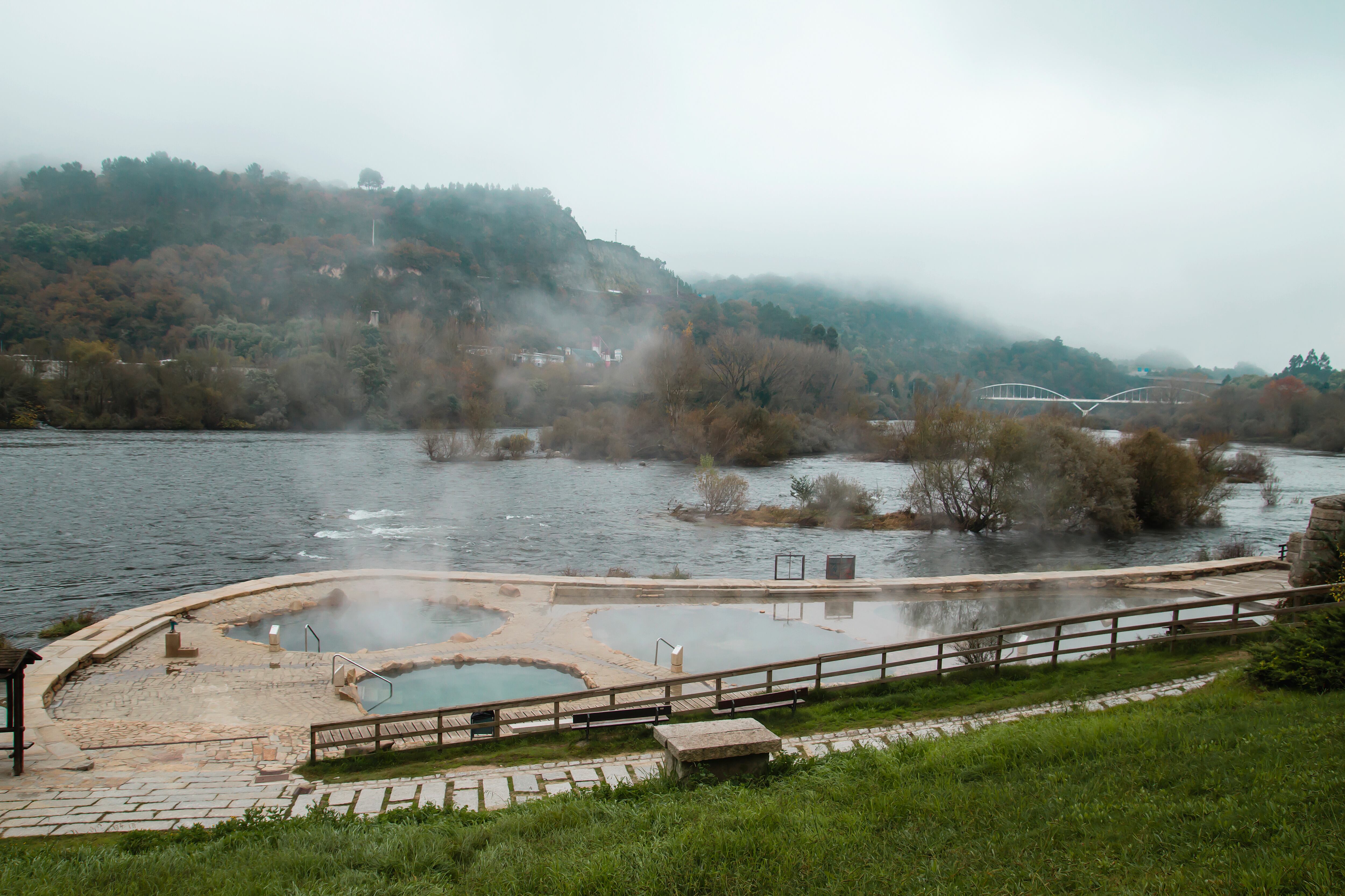 Termas naturales en Ourense.