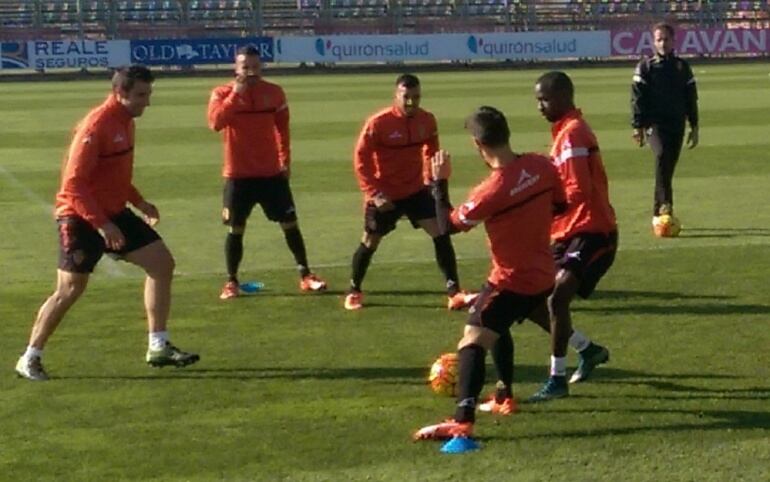 Diamanka se ha entrenado esta mañana con normalidad