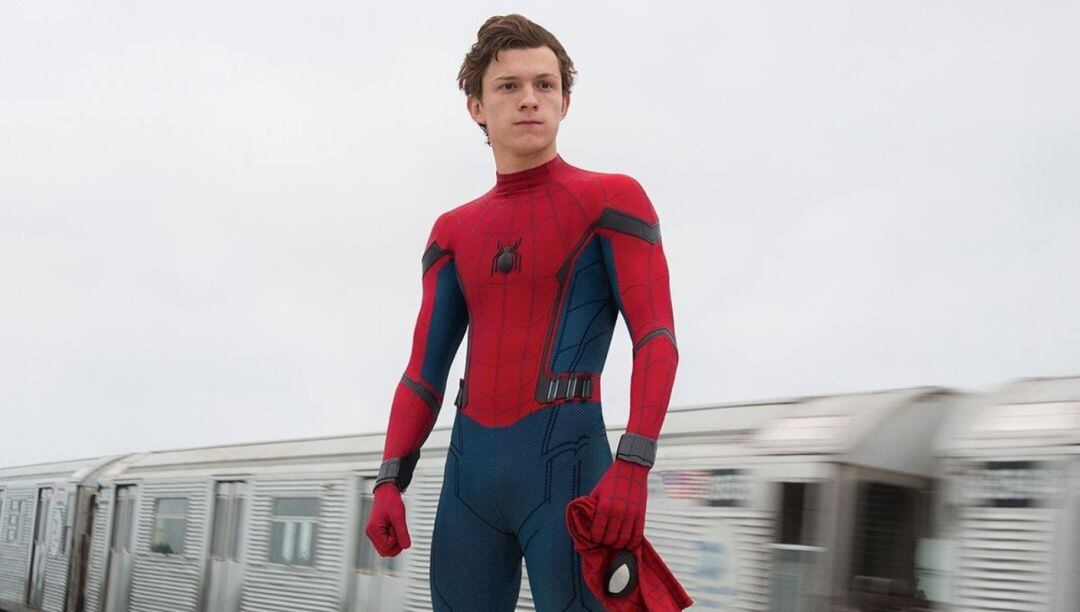 Tom Holland interpretando a Spider-Man