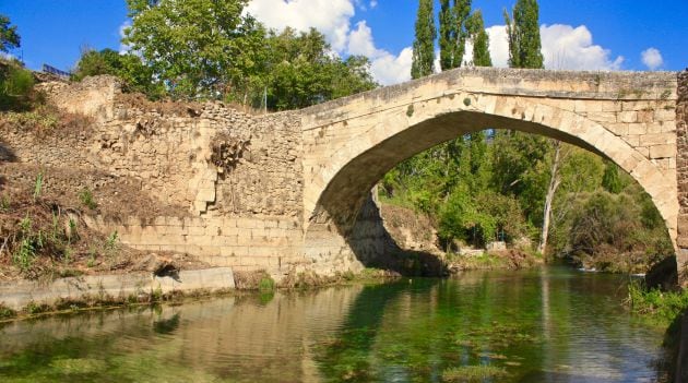 Puente Liendre, en Priego (Cuenca).