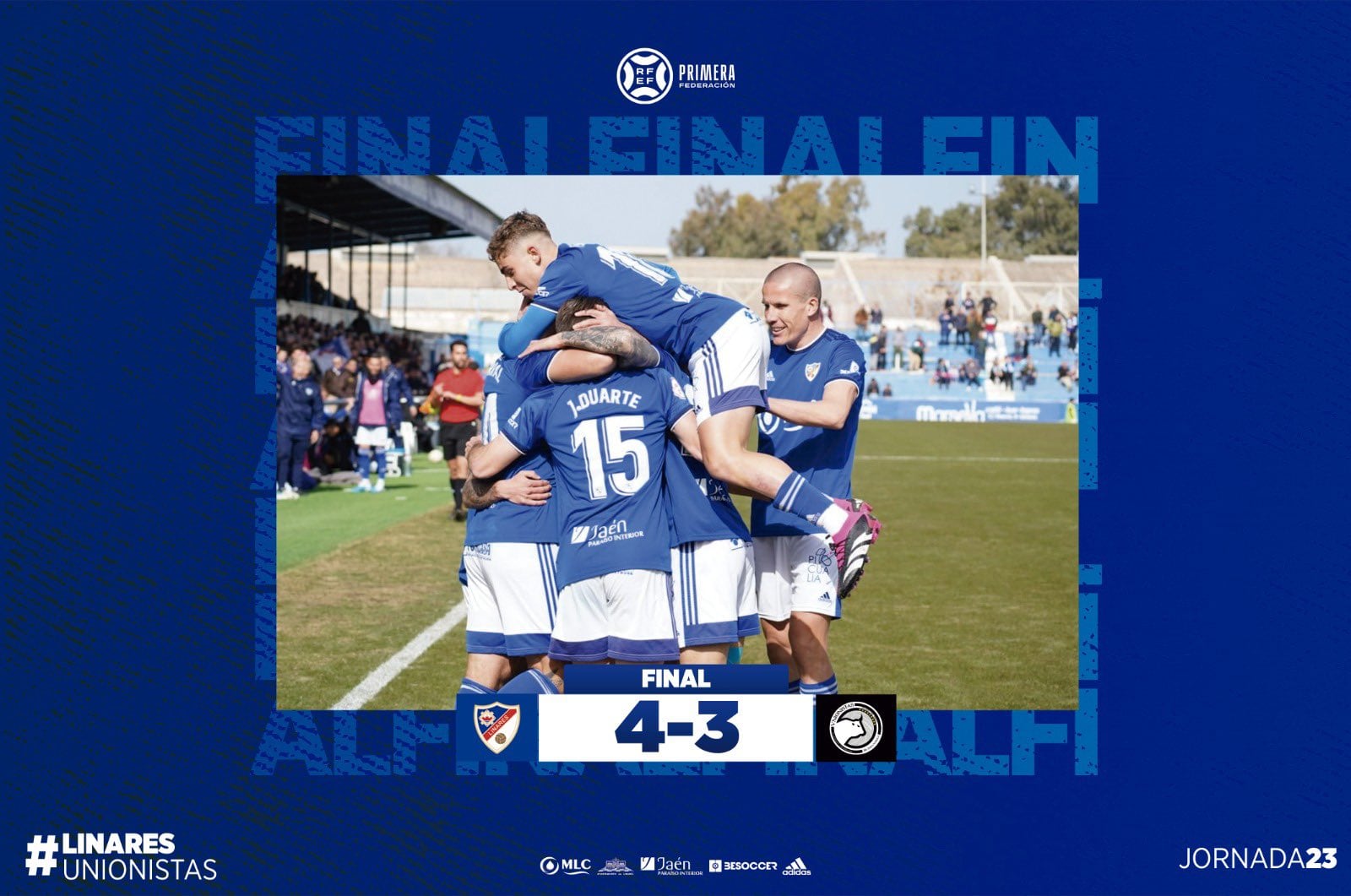 Victoria del Linares ante Unionistas.