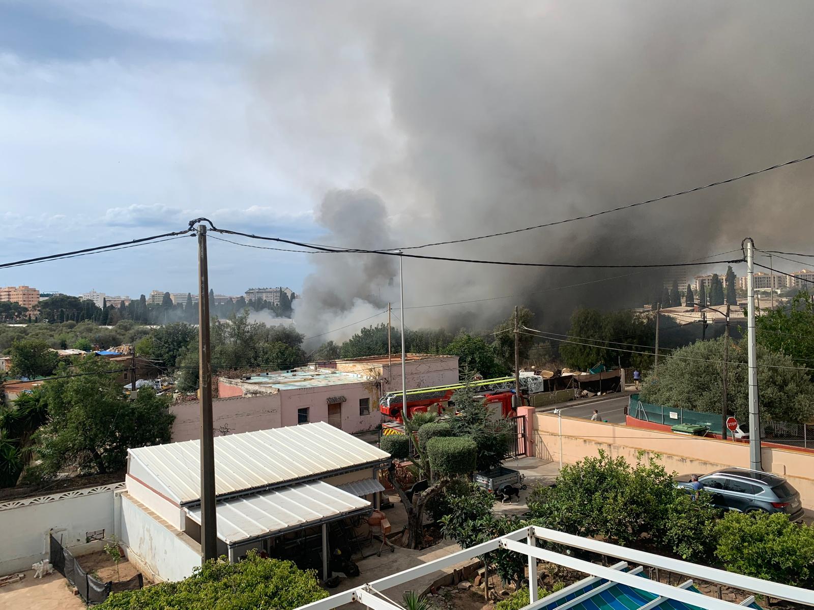 Incendio en Castellón.