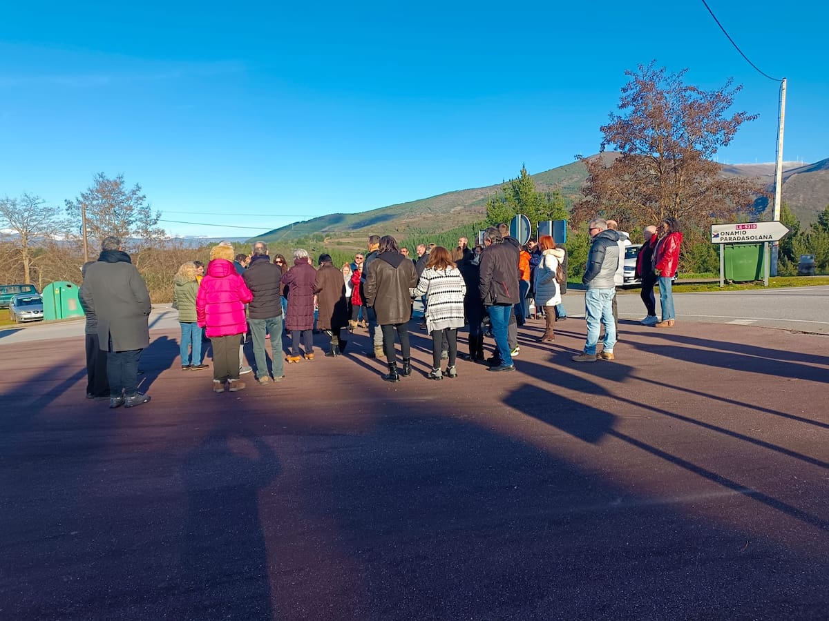 Los vecinos de Onamio se movilizarán el 4 de marzo frente a la sede de la Diputación en Ponferrada