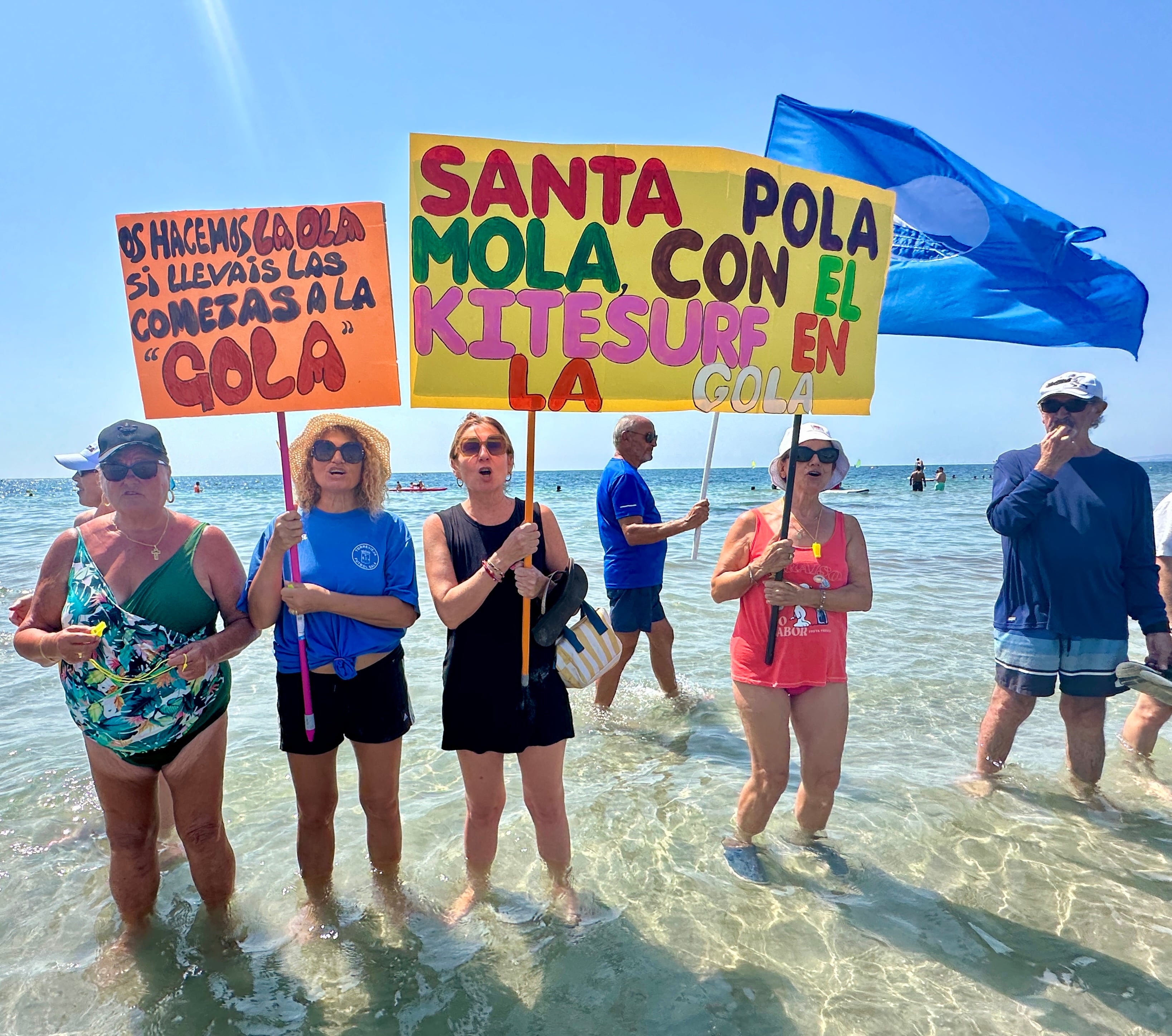 Protesta de los vecinos de El Tamarit