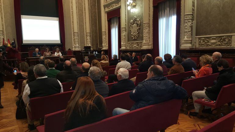 Momento de la presentación de la &quot;Guía sobre criterios técnicos para el diseño y ejecución de itinerarios accesibles en la provincia de Palencia&quot;