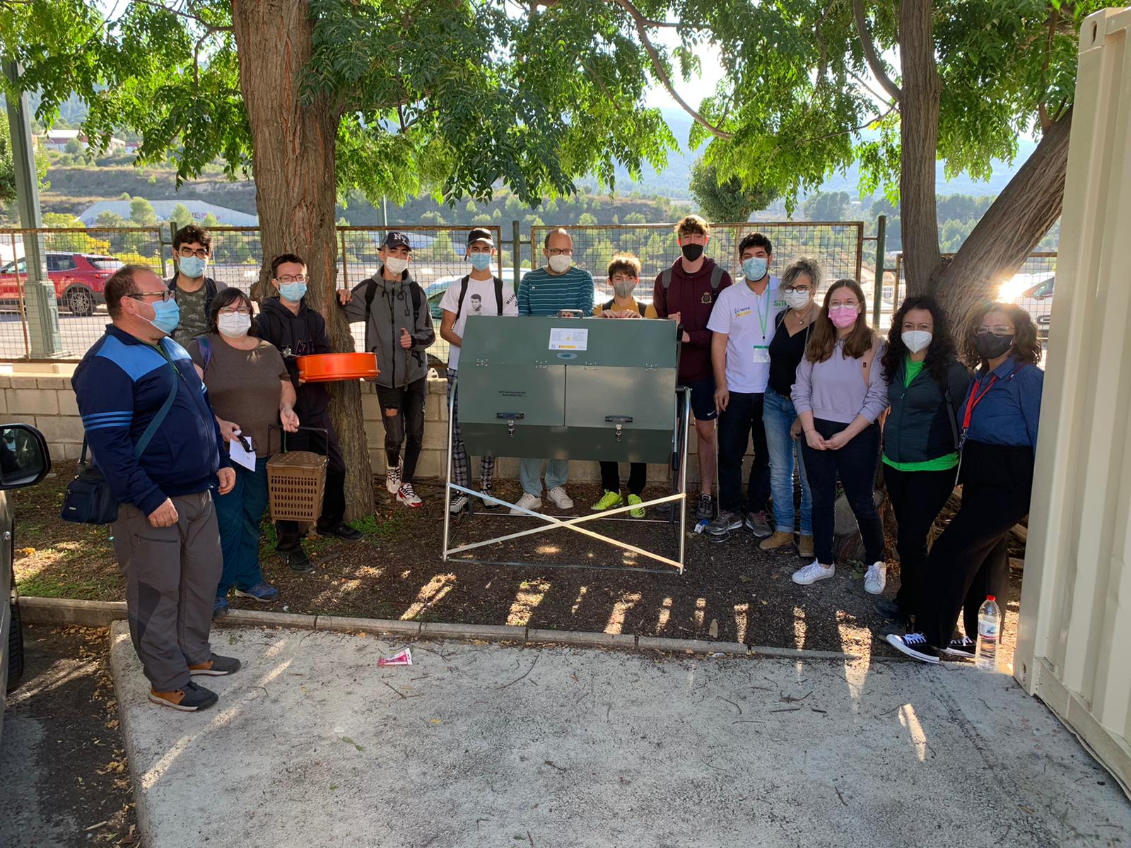 El IES Pare Vitòria de Alcoy fue uno de los institutos que participó en el programa de compostaje del Consorcio Terra durante el curso pasado.