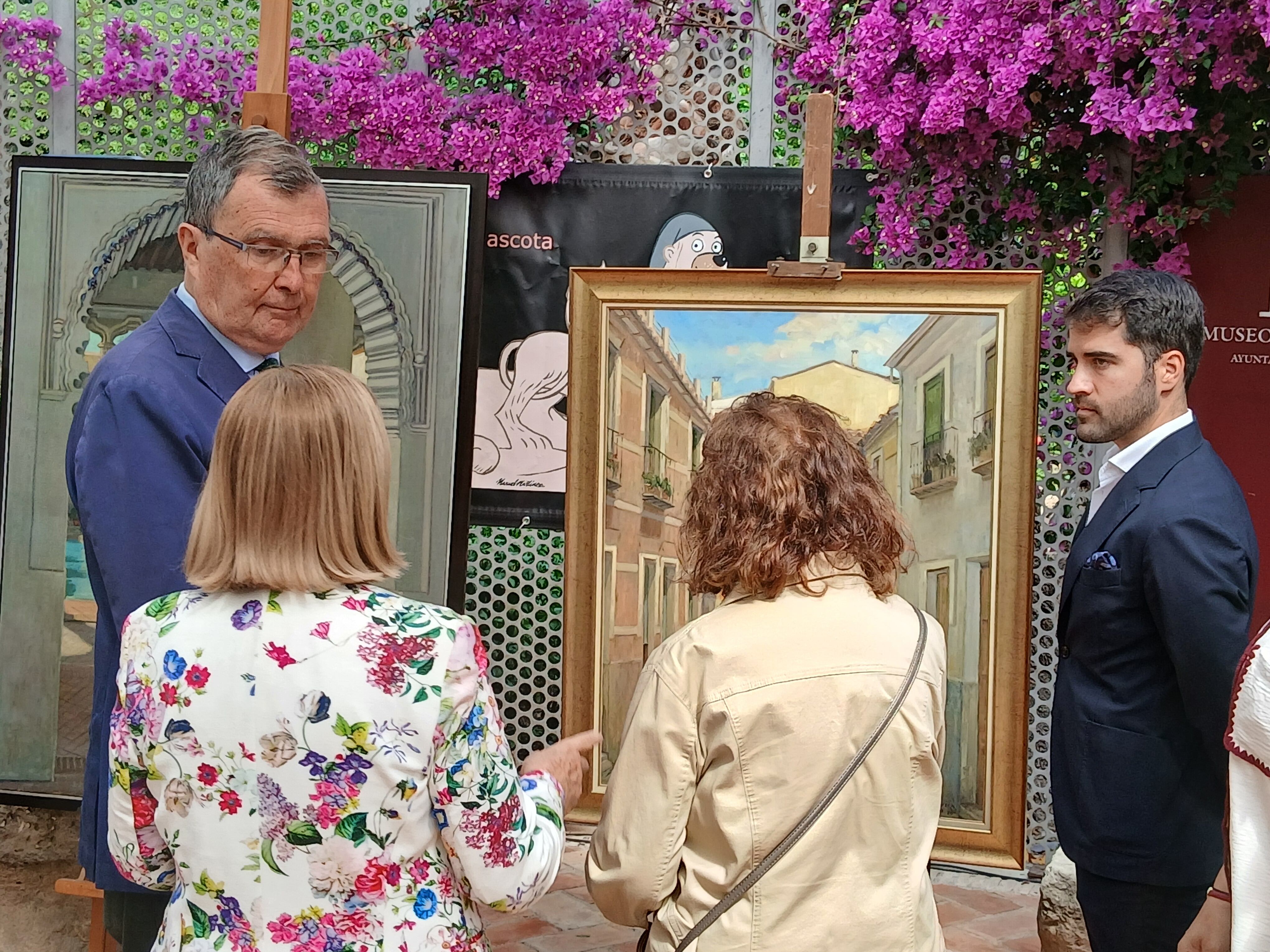 Dos de las obras de Antonio Balibrea que su hermana ha donado al Museo de la Ciudad de Murcia