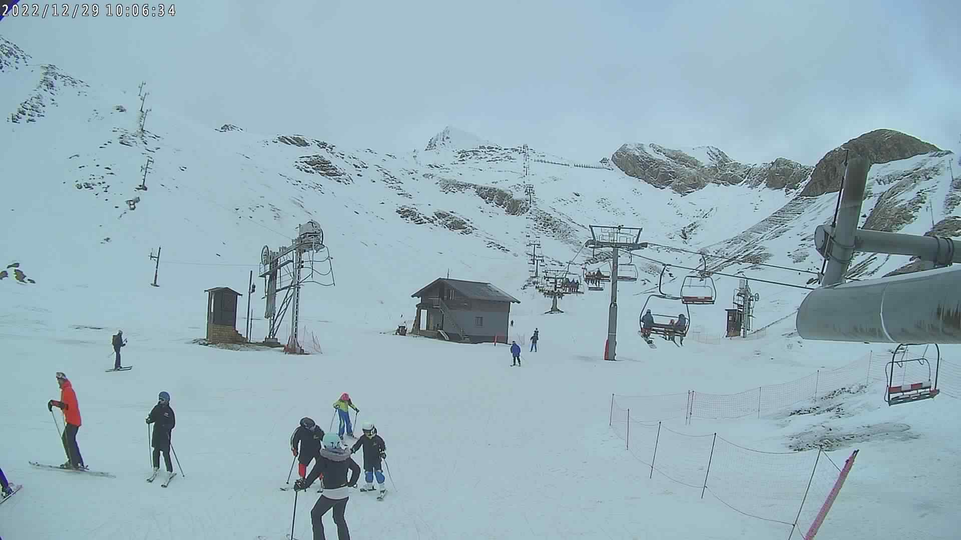 Zona de la Tuca en Candanchú este jueves