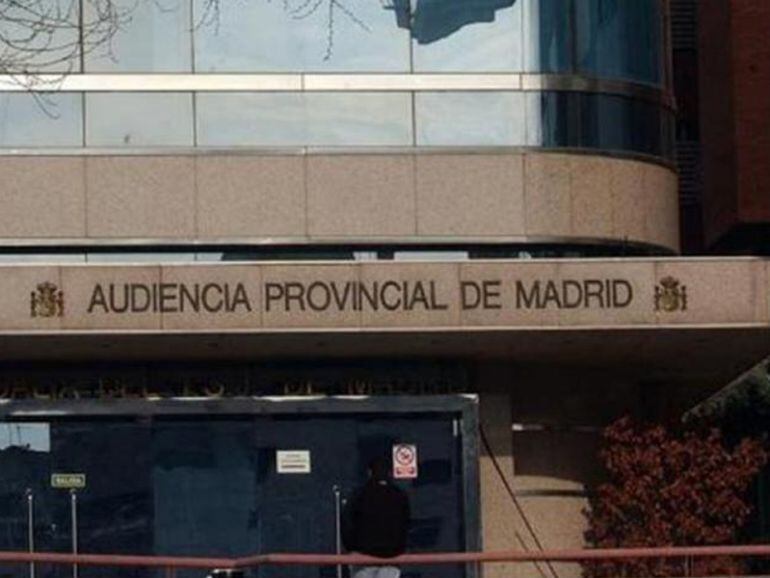 Fachada de la Audiencia Provincial de Madrid