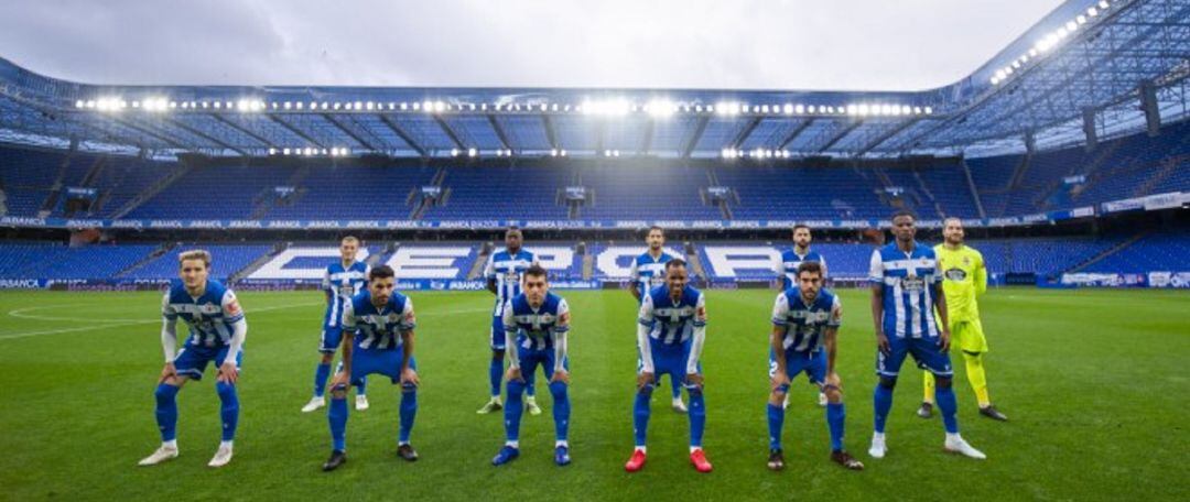 Once incial del Deportivo 