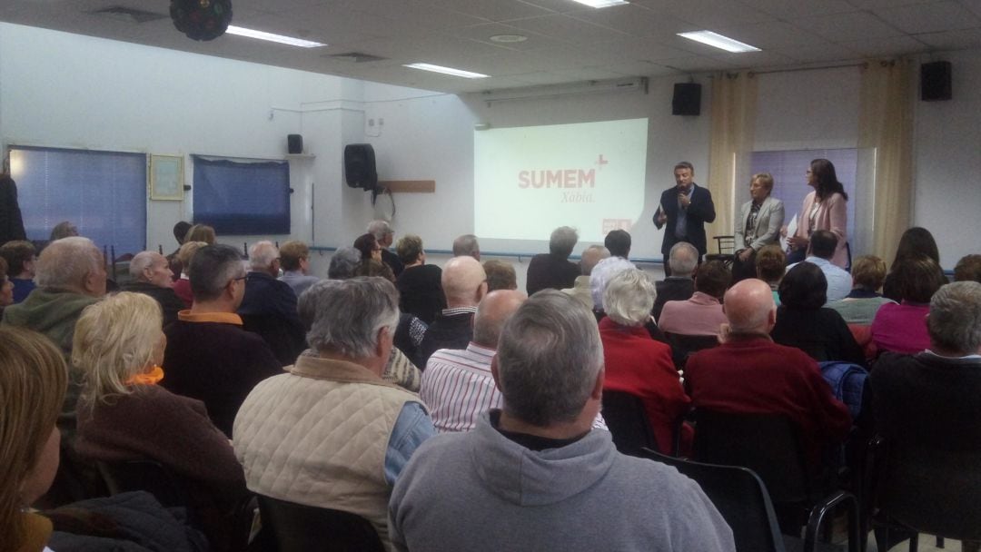 Acto del PSPV-PSOE de Xàbia 'Sumem forces amb tú'
