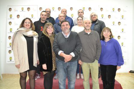 Recibimiento al Fallero Ejemplar 2019 en la sede de la JLF de Dénia.