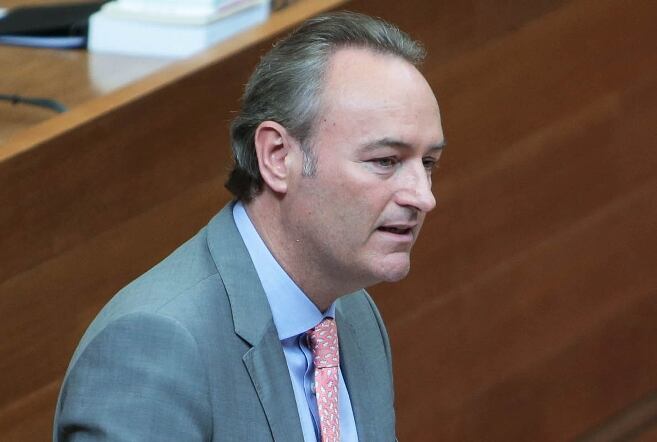 Fabra en la sesión de control en les Corts