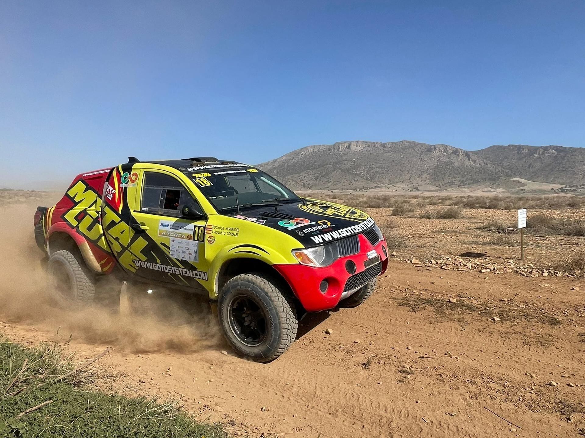 El coche del Metal Lube Tally Team preparado para una nueva etapa del Campeonato de España