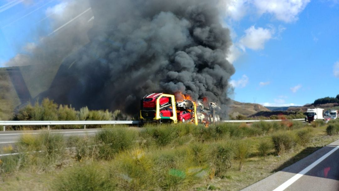 El accidente se ha producido en la A-6