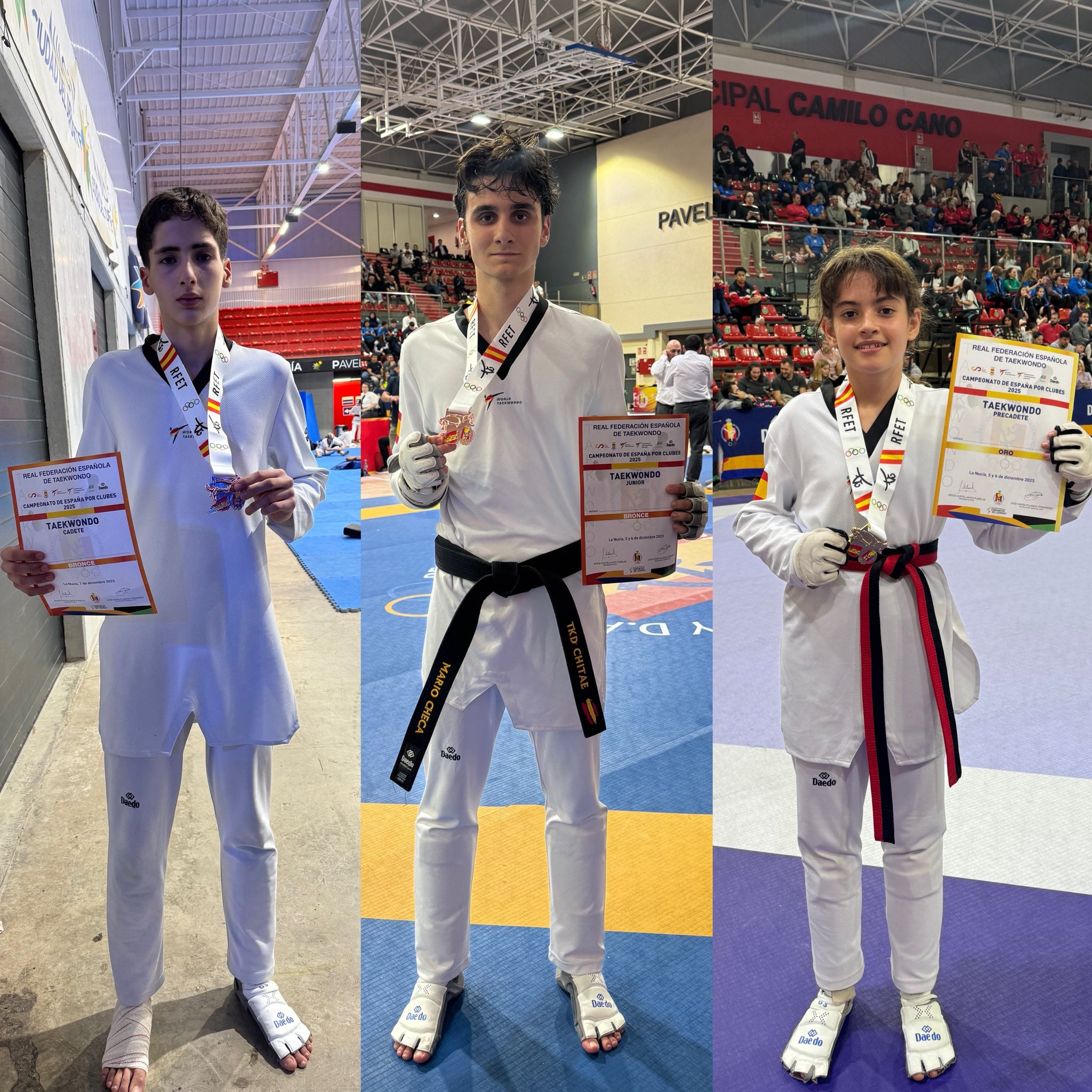 Gimnasio Chitae de Las Pedroñeras logra tres medallas en el Campeonato de España de Clubes 2025