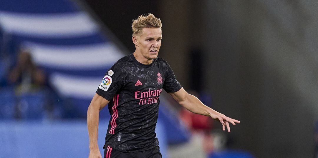 Odegaard, en el Reale Arena el pasado domingo