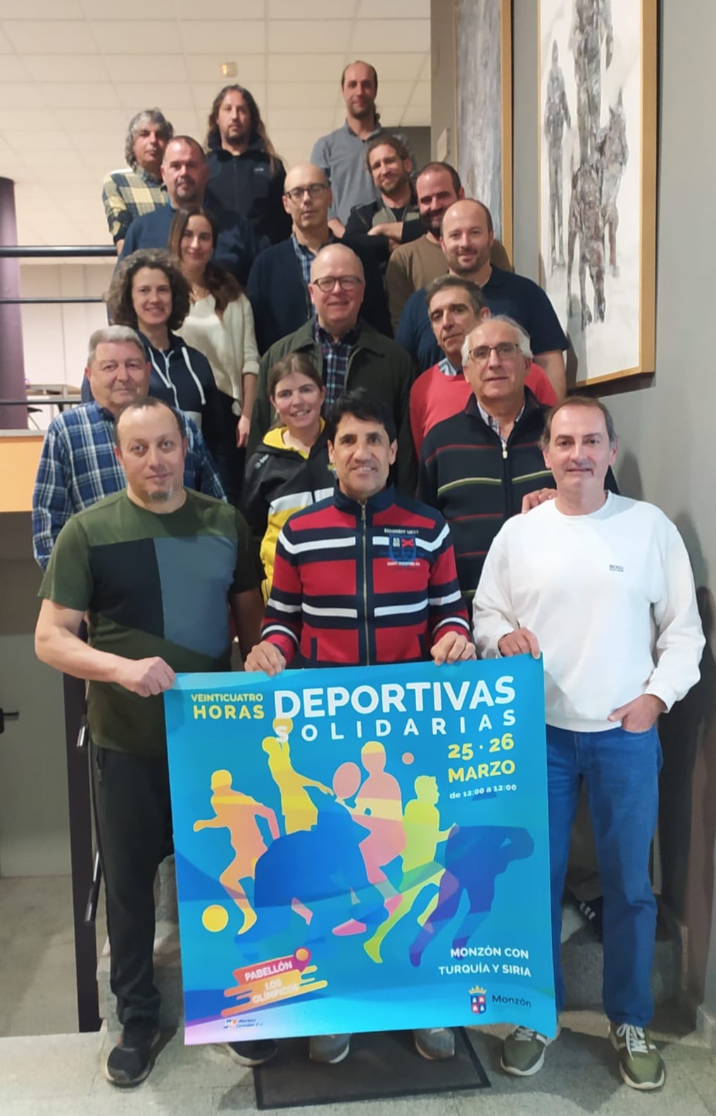 24 horas deportivas solidarias en Monzón 2023