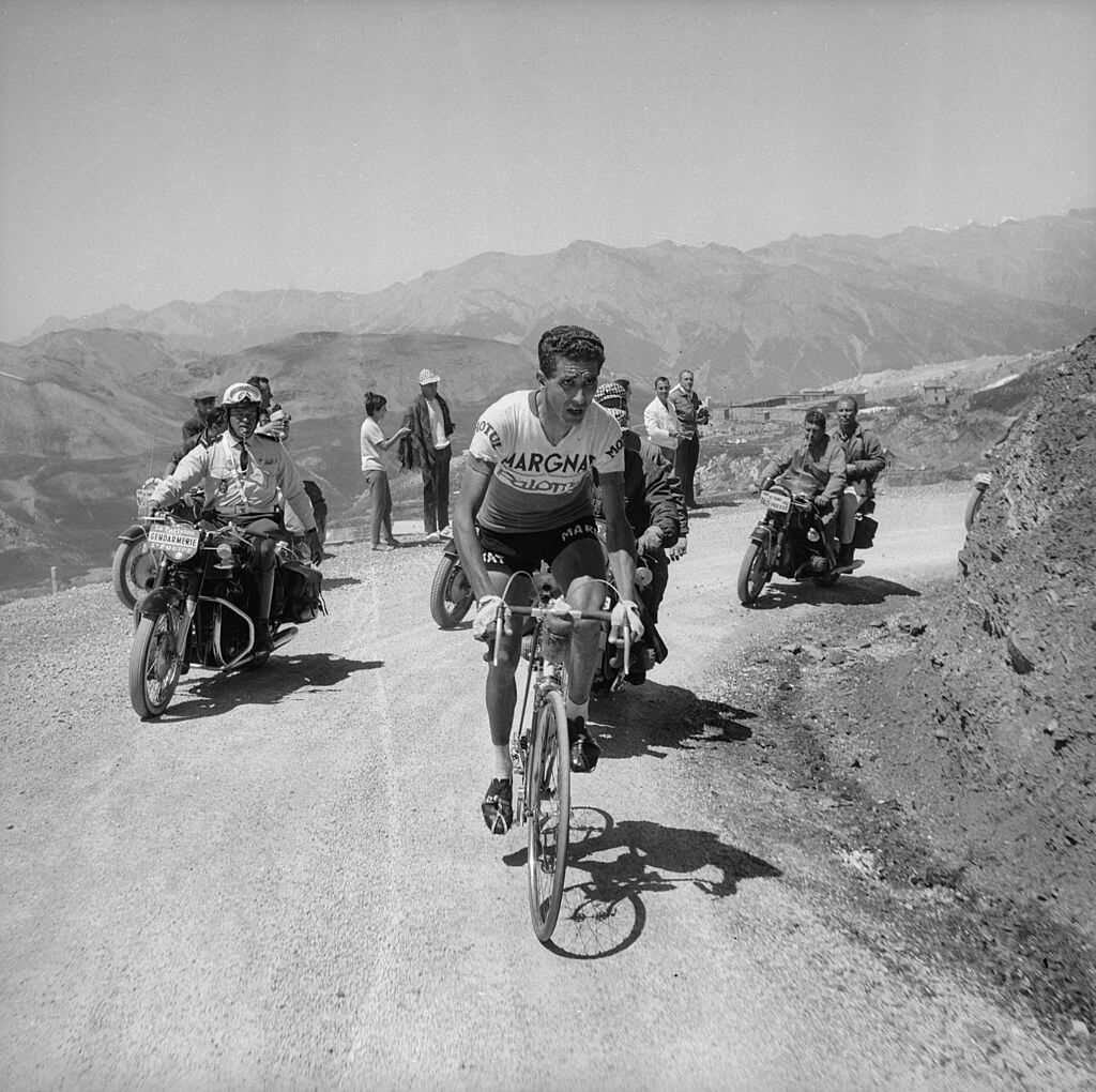 Federico Martín Bahamontes, en una imagen del Tour de Francia de 1969.