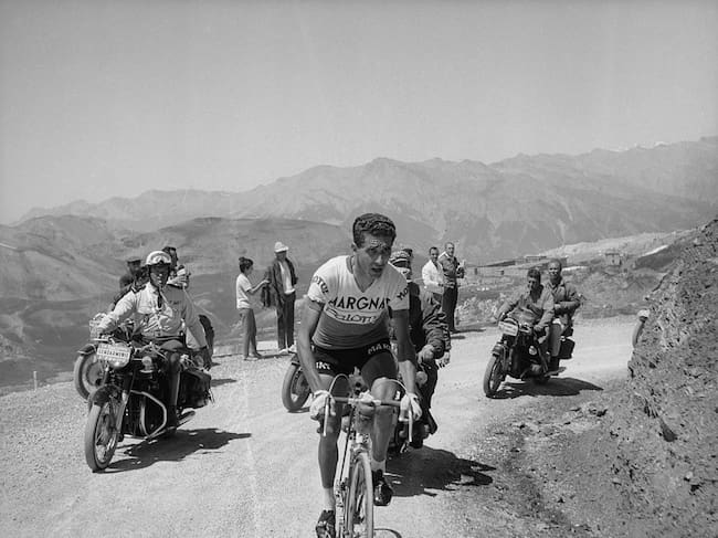 Federico Martín Bahamontes, en una imagen del Tour de Francia de 1969.