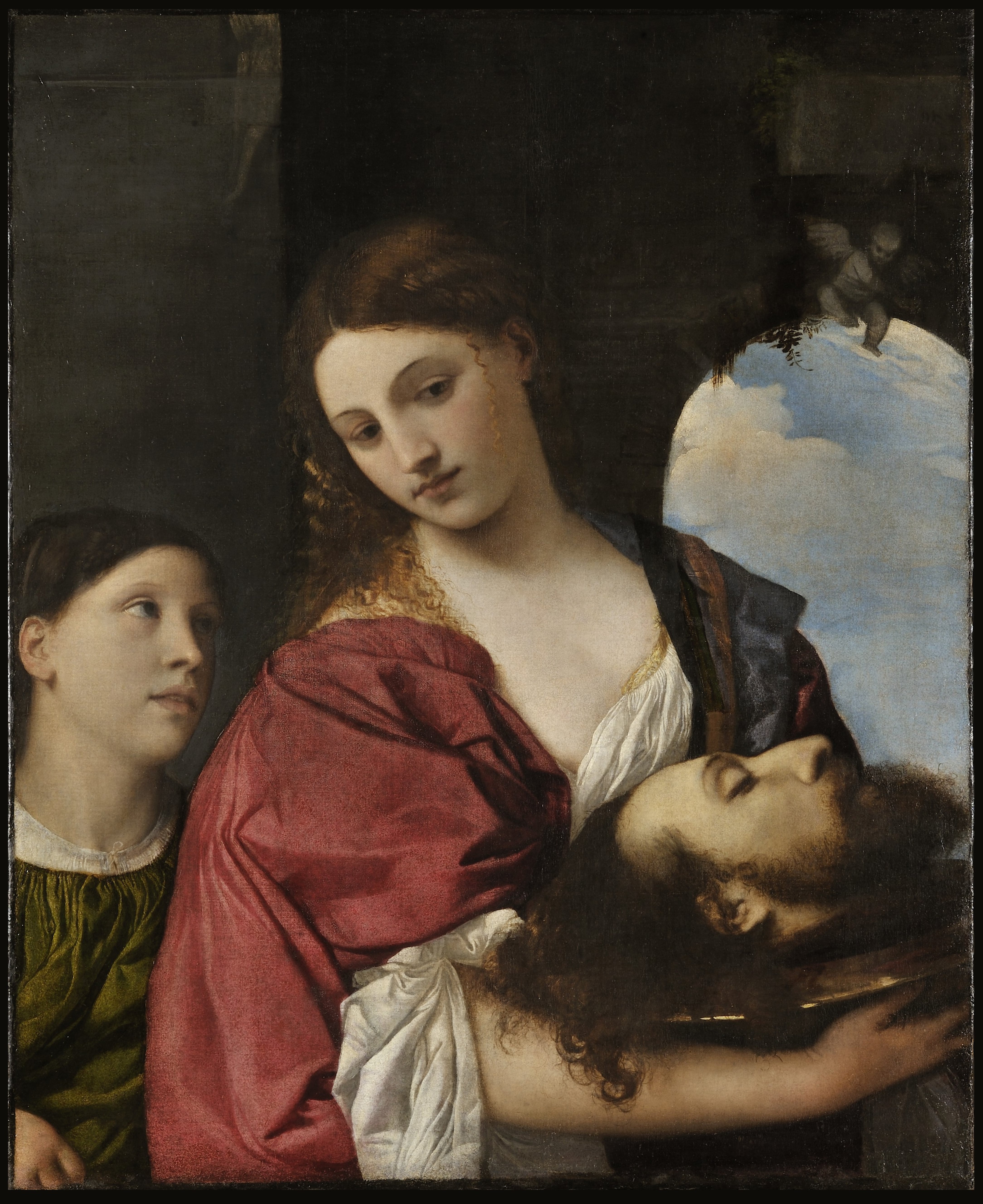 Salome with the Head of John the Baptist. Artist :  Titian (1488-1576)