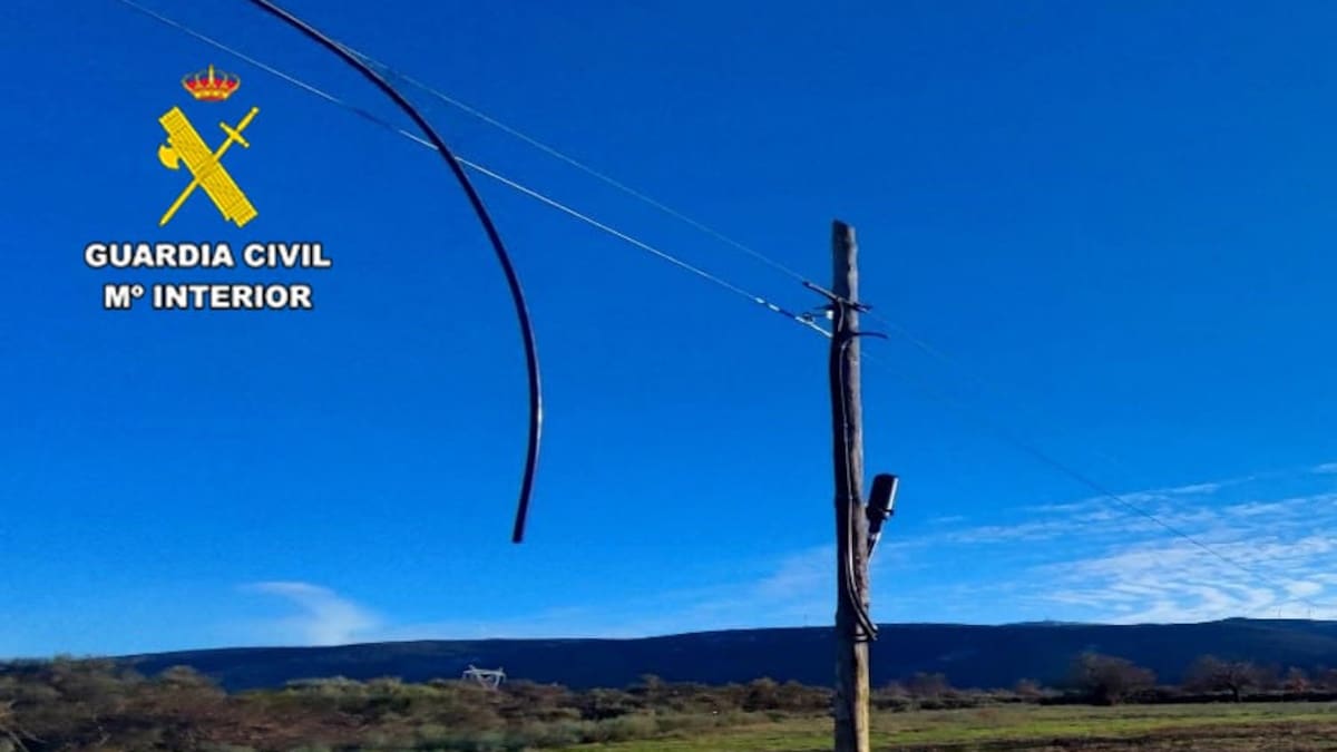 Dos detenidos por robar cable telefónico en Turienzo Castañero