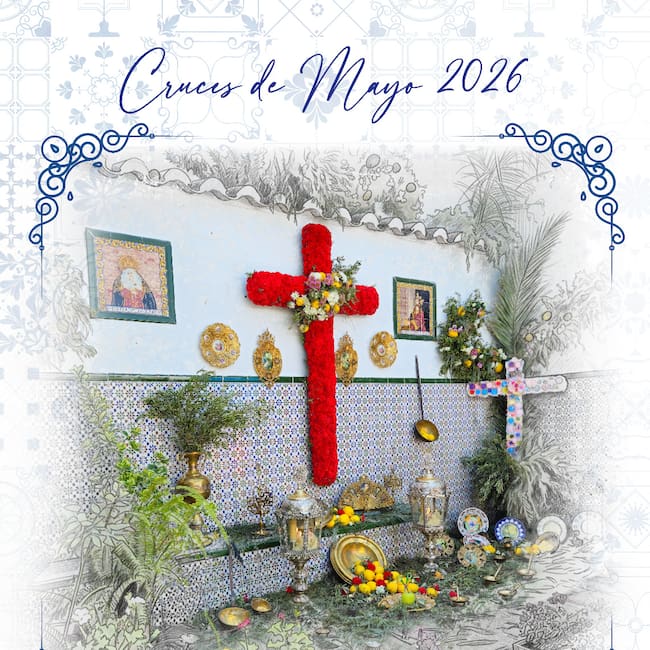 Cartel Cruces de Mayo 2026 en Linares